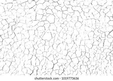 Texture for grungy effect . Abstract surface. Transparent background. Only black colors in vector.