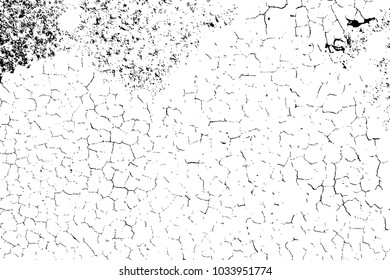 Texture for grungy effect . Abstract surface. Transparent background. Only black colors in vector.