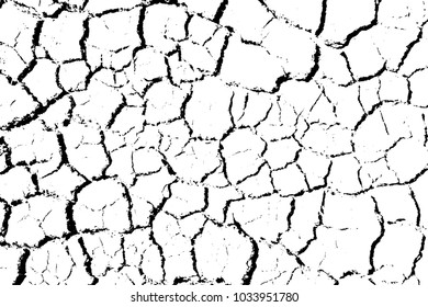 Texture for grungy effect . Abstract surface. Transparent background. Only black colors in vector.