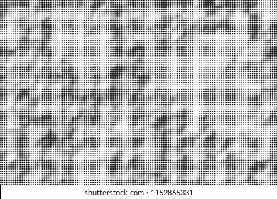 The texture of half-Tone, Background modern urban pop art. Abstract circles, Grunge black and white. Vector eps 10.