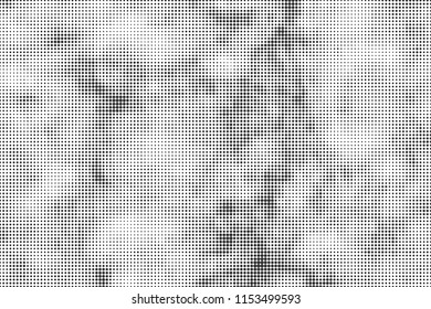 The texture of half-Tone, Background modern urban pop art. Abstract circles, Grunge black and white. Vector eps 10.