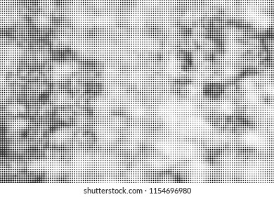 The texture of half-Tone, Background modern urban pop art. Abstract circles, Grunge black and white. Vector eps 10.