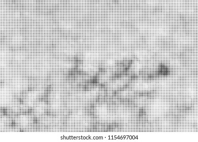 The texture of half-Tone, Background modern urban pop art. Abstract circles, Grunge black and white. Vector eps 10.