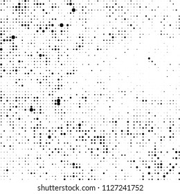 The texture of halftone is black and white. Abstract dot pattern