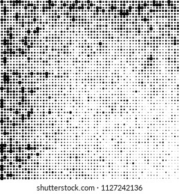 The texture of halftone is black and white. Abstract dot pattern