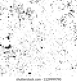 The texture of halftone is black and white. Abstract dot pattern