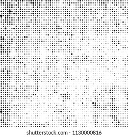 The texture of halftone is black and white. Abstract dot pattern