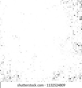 The texture of halftone is black and white. Abstract dot pattern