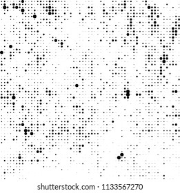The texture of halftone is black and white. Abstract dot pattern
