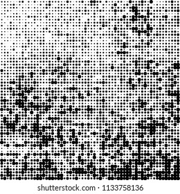 The texture of halftone is black and white. Abstract dot pattern