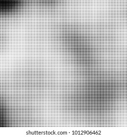 The texture of halftone black and white. Monochrome abstract futuristic background. The pattern of dots of ink for printing and creating your own unique design for business cards, posters, labels
