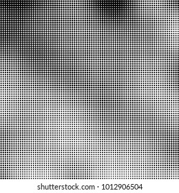The texture of halftone black and white. Monochrome abstract futuristic background. The pattern of dots of ink for printing and creating your own unique design for business cards, posters, labels