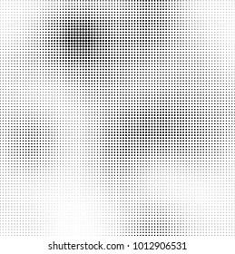 The texture of halftone black and white. Monochrome abstract futuristic background. The pattern of dots of ink for printing and creating your own unique design for business cards, posters, labels