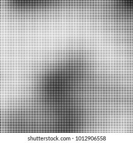 The texture of halftone black and white. Monochrome abstract futuristic background. The pattern of dots of ink for printing and creating your own unique design for business cards, posters, labels