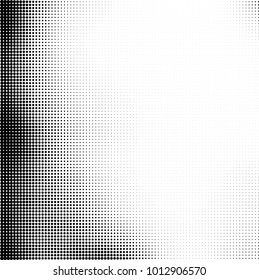 The texture of halftone black and white. Monochrome abstract futuristic background. The pattern of dots of ink for printing and creating your own unique design for business cards, posters, labels