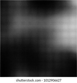 The texture of halftone black and white. Monochrome abstract futuristic background. The pattern of dots of ink for printing and creating your own unique design for business cards, posters, labels