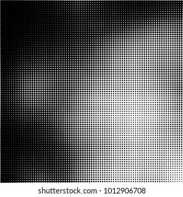 The texture of halftone black and white. Monochrome abstract futuristic background. The pattern of dots of ink for printing and creating your own unique design for business cards, posters, labels