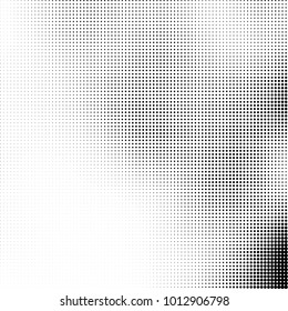 The texture of halftone black and white. Monochrome abstract futuristic background. The pattern of dots of ink for printing and creating your own unique design for business cards, posters, labels