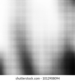 The texture of halftone black and white. Monochrome abstract futuristic background. The pattern of dots of ink for printing and creating your own unique design for business cards, posters, labels
