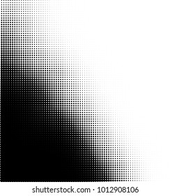 The texture of halftone black and white. Monochrome abstract futuristic background. The pattern of dots of ink for printing and creating your own unique design for business cards, posters, labels