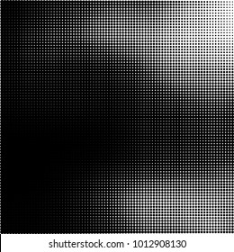 The texture of halftone black and white. Monochrome abstract futuristic background. The pattern of dots of ink for printing and creating your own unique design for business cards, posters, labels