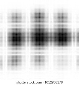 The texture of halftone black and white. Monochrome abstract futuristic background. The pattern of dots of ink for printing and creating your own unique design for business cards, posters, labels