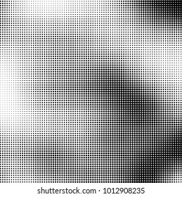 The texture of halftone black and white. Monochrome abstract futuristic background. The pattern of dots of ink for printing and creating your own unique design for business cards, posters, labels