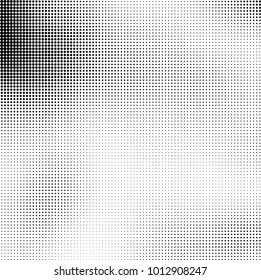 The texture of halftone black and white. Monochrome abstract futuristic background. The pattern of dots of ink for printing and creating your own unique design for business cards, posters, labels