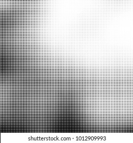 The texture of halftone black and white. Monochrome abstract futuristic background. The pattern of dots of ink for printing and creating your own unique design for business cards, posters, labels