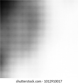 The texture of halftone black and white. Monochrome abstract futuristic background. The pattern of dots of ink for printing and creating your own unique design for business cards, posters, labels