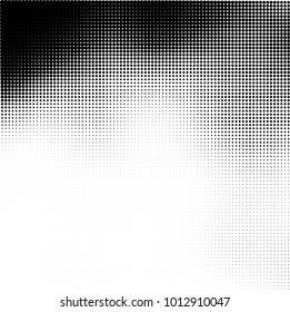 The texture of halftone black and white. Monochrome abstract futuristic background. The pattern of dots of ink for printing and creating your own unique design for business cards, posters, labels