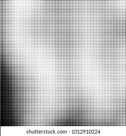 The texture of halftone black and white. Monochrome abstract futuristic background. The pattern of dots of ink for printing and creating your own unique design for business cards, posters, labels