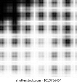 The texture of halftone black and white. Monochrome abstract futuristic background. The pattern of dots of ink for printing and creating your own unique design for business cards, posters, labels