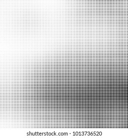 The texture of halftone black and white. Monochrome abstract futuristic background. The pattern of dots of ink for printing and creating your own unique design for business cards, posters, labels