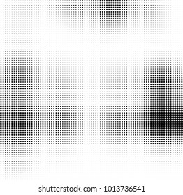 The texture of halftone black and white. Monochrome abstract futuristic background. The pattern of dots of ink for printing and creating your own unique design for business cards, posters, labels