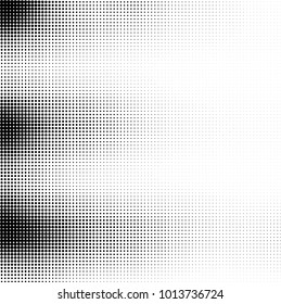 The texture of halftone black and white. Monochrome abstract futuristic background. The pattern of dots of ink for printing and creating your own unique design for business cards, posters, labels
