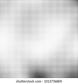 The texture of halftone black and white. Monochrome abstract futuristic background. The pattern of dots of ink for printing and creating your own unique design for business cards, posters, labels