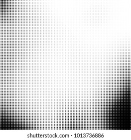 The texture of halftone black and white. Monochrome abstract futuristic background. The pattern of dots of ink for printing and creating your own unique design for business cards, posters, labels