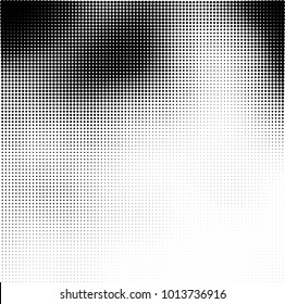 The texture of halftone black and white. Monochrome abstract futuristic background. The pattern of dots of ink for printing and creating your own unique design for business cards, posters, labels