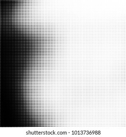 The texture of halftone black and white. Monochrome abstract futuristic background. The pattern of dots of ink for printing and creating your own unique design for business cards, posters, labels