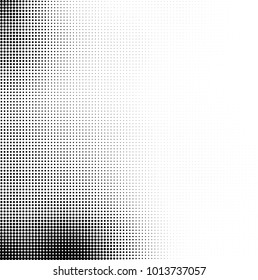 The texture of halftone black and white. Monochrome abstract futuristic background. The pattern of dots of ink for printing and creating your own unique design for business cards, posters, labels