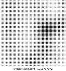 The texture of halftone black and white. Monochrome abstract futuristic background. The pattern of dots of ink for printing and creating your own unique design for business cards, posters, labels