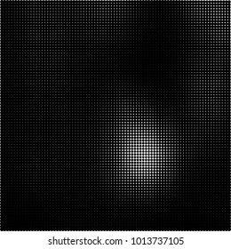 The texture of halftone black and white. Monochrome abstract futuristic background. The pattern of dots of ink for printing and creating your own unique design for business cards, posters, labels