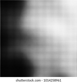 The texture of halftone black and white. Monochrome abstract futuristic background. The pattern of dots of ink for printing and creating your own unique design for business cards, posters, labels