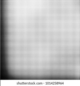 The texture of halftone black and white. Monochrome abstract futuristic background. The pattern of dots of ink for printing and creating your own unique design for business cards, posters, labels