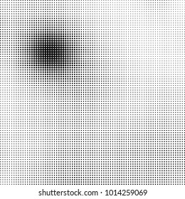 The texture of halftone black and white. Monochrome abstract futuristic background. The pattern of dots of ink for printing and creating your own unique design for business cards, posters, labels