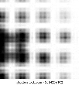 The texture of halftone black and white. Monochrome abstract futuristic background. The pattern of dots of ink for printing and creating your own unique design for business cards, posters, labels