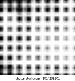 The texture of halftone black and white. Monochrome abstract futuristic background. The pattern of dots of ink for printing and creating your own unique design for business cards, posters, labels