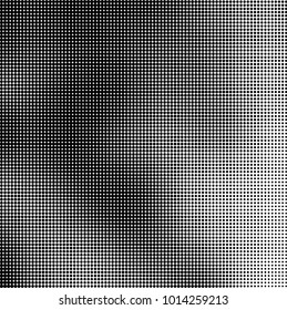 The texture of halftone black and white. Monochrome abstract futuristic background. The pattern of dots of ink for printing and creating your own unique design for business cards, posters, labels