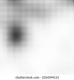 The texture of halftone black and white. Monochrome abstract futuristic background. The pattern of dots of ink for printing and creating your own unique design for business cards, posters, labels